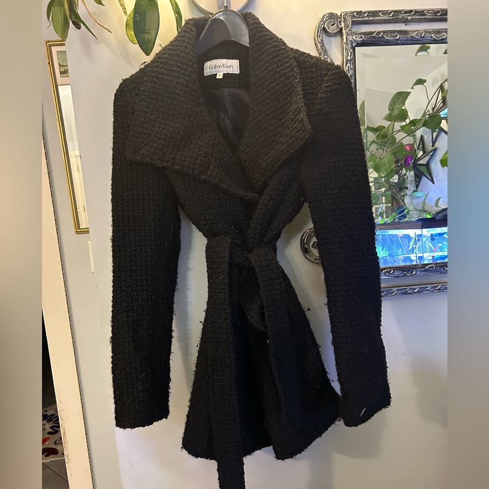 Calvin Klein coat.